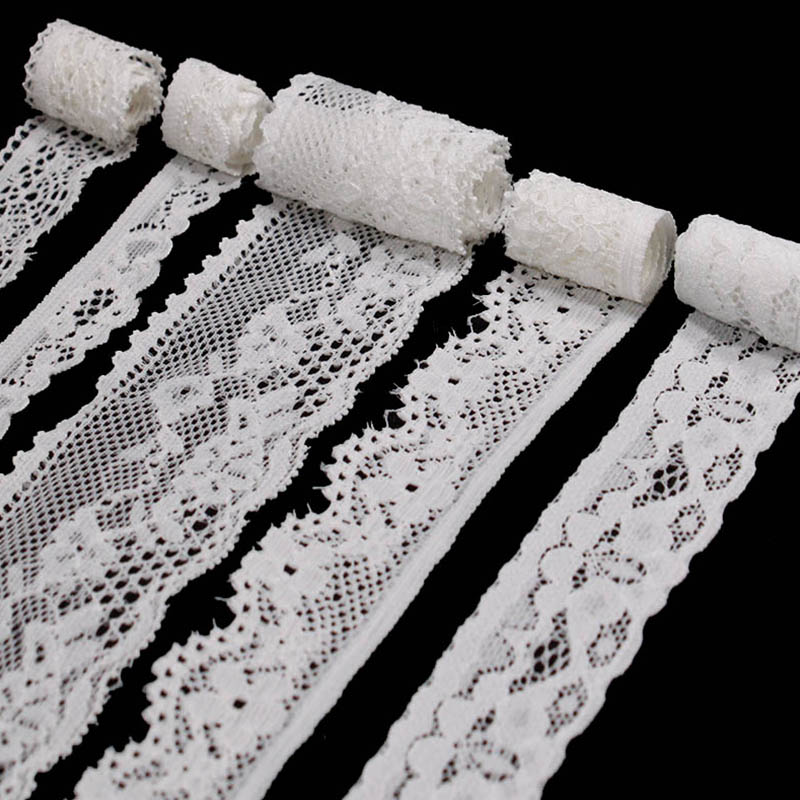Spandex nylon lace trim
