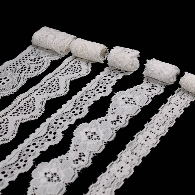 Spandex nylon lace trim