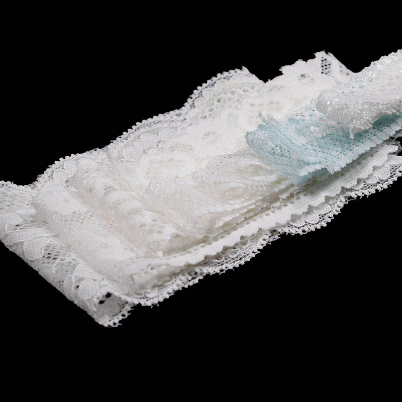 Spandex nylon lace trim